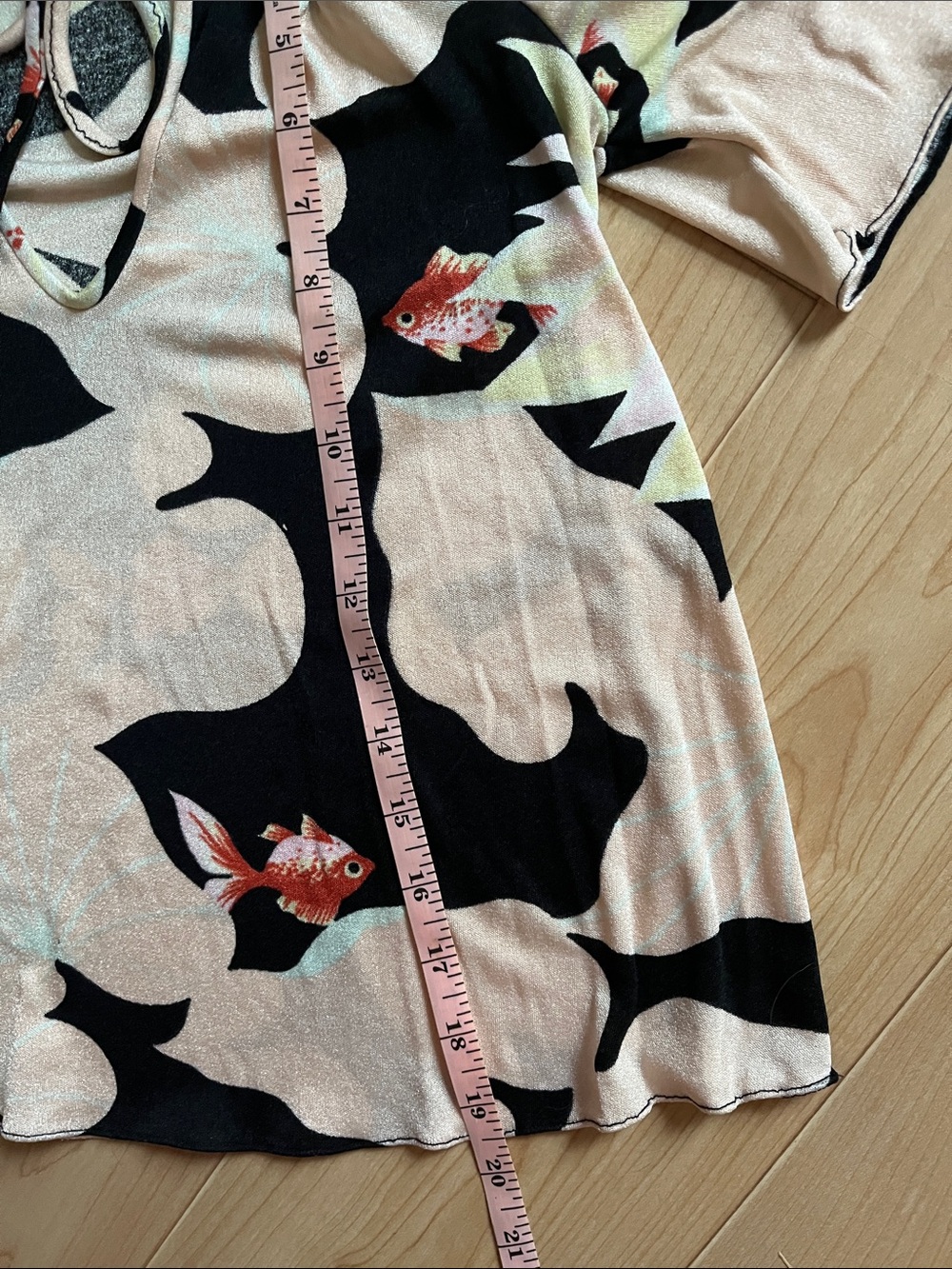 Vintage fish blouse - Picture 8 of 9